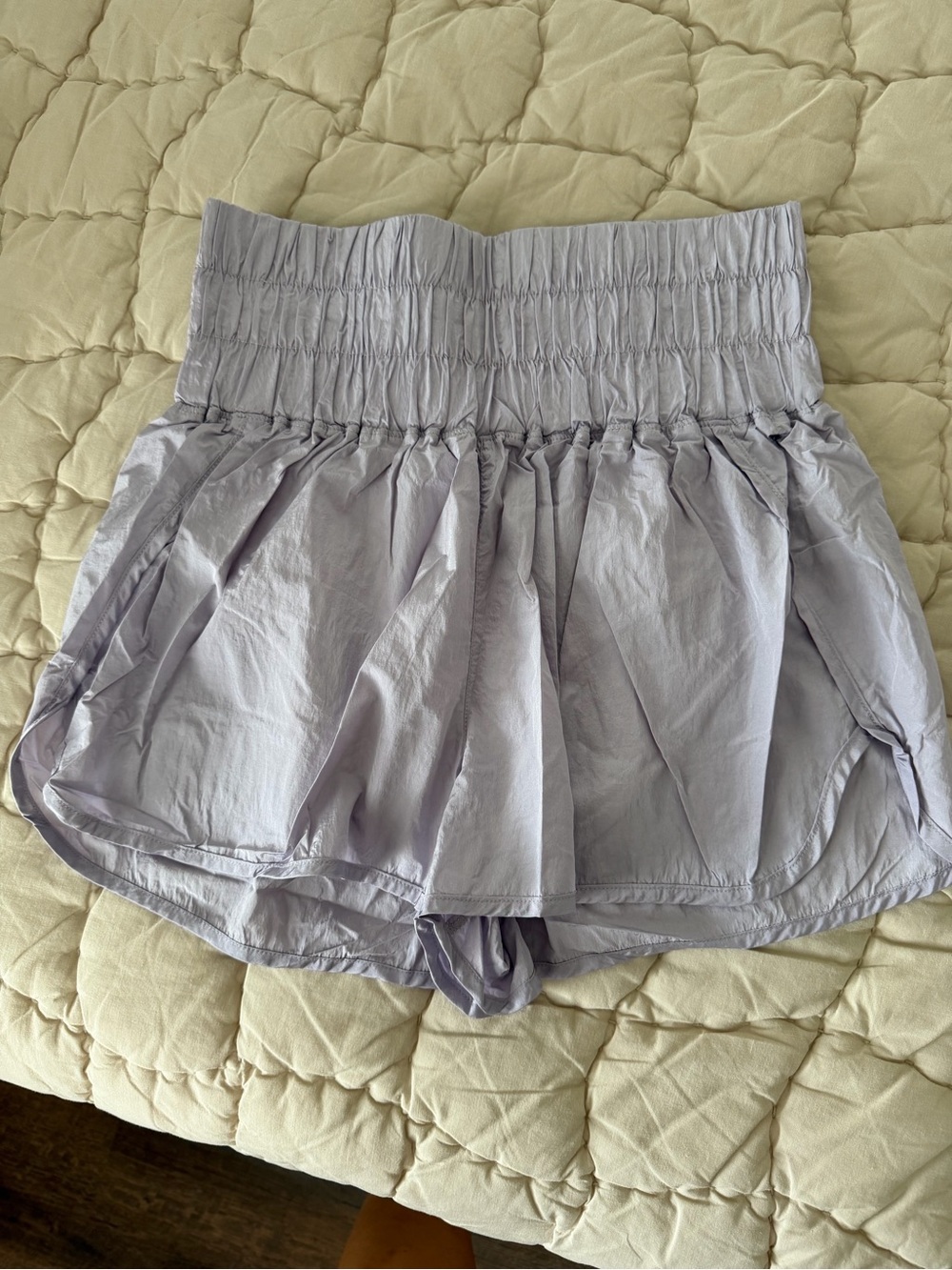 FP MOVEMENT Women’s Lavender Smocked Waist Shorts